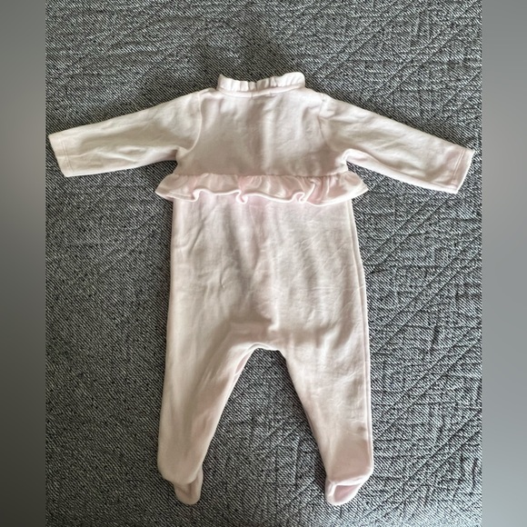 Patachou Baby Girl Cotton One-Piece, Light Pink, 6 Months - Picture 2 of 6